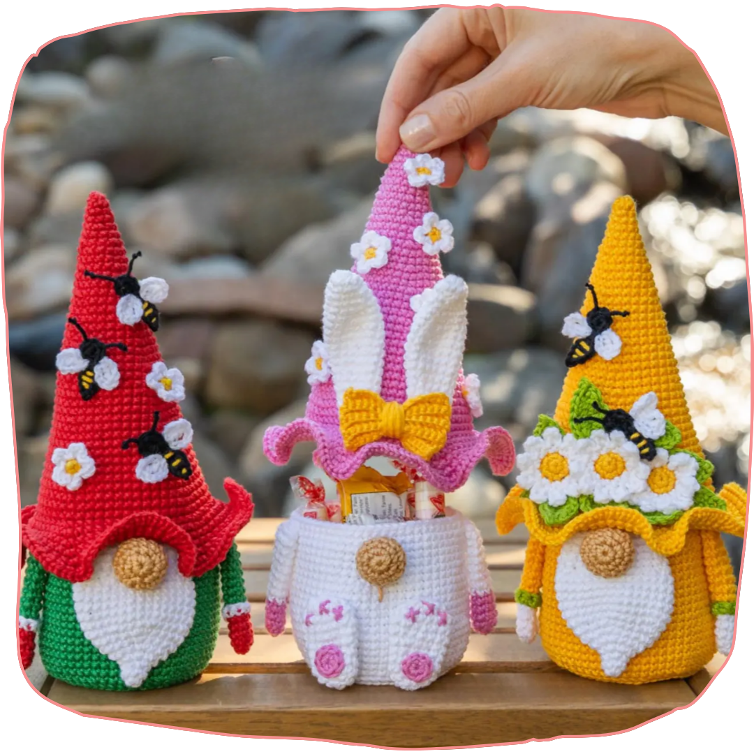 Flowers gnomes  Pattern